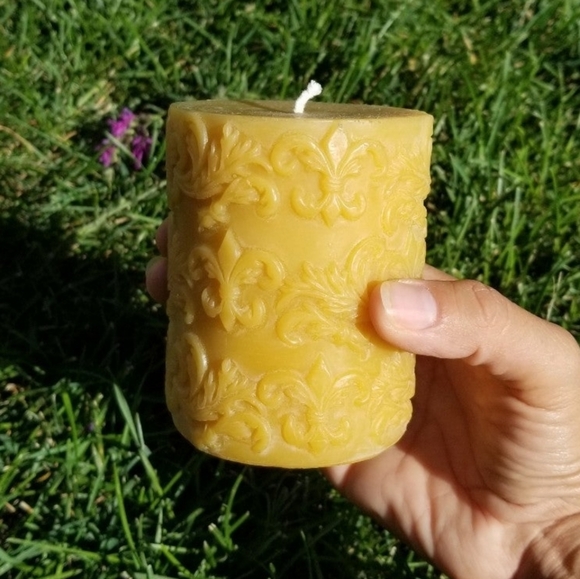 Fleur de Lis All Natural Organic 100% Pure Beeswax - Picture 5 of 6